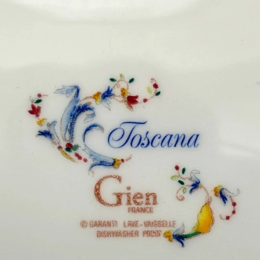 Vintage Toscana Large Sandwich Tray by Faiencerie de Gien